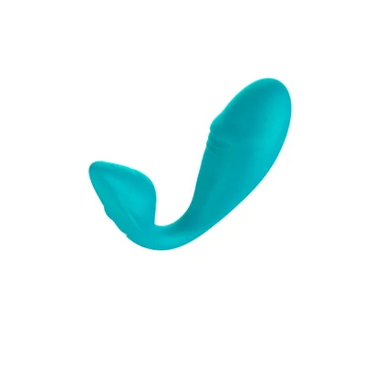 Kleiner türkiser Vibrator GM-401 aus Silikon